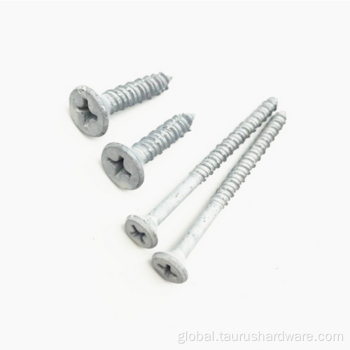 Self-tapping Colored Screws Slotted Hex Washer Head Concrete Screw Supplier